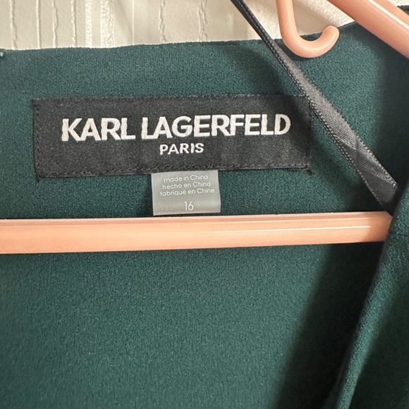 Karl Lagerfield sheath dress tulip sleeve Size 16 Dillards - Picture 2 of 6